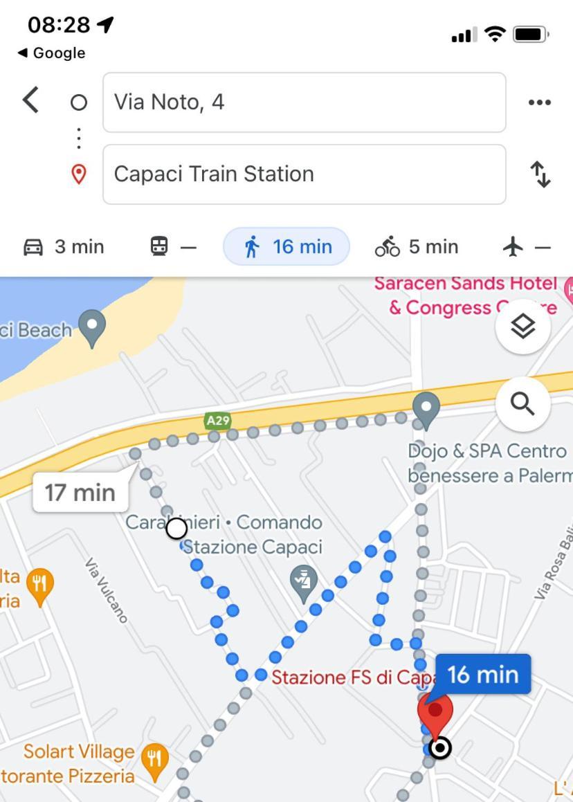 Villetta Spina Capaci Zewnętrze zdjęcie